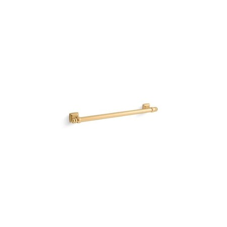 Kohler 27.625 in L, Zinc, Vibrant Brushed Moderne Brass 26551-2MB